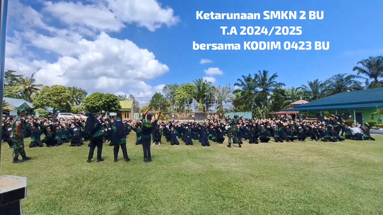 Ketarunaan SMKN 2 Bengkulu Utara T.A 2024/2025 Bersama Kodim 0423 Bengkulu Utara